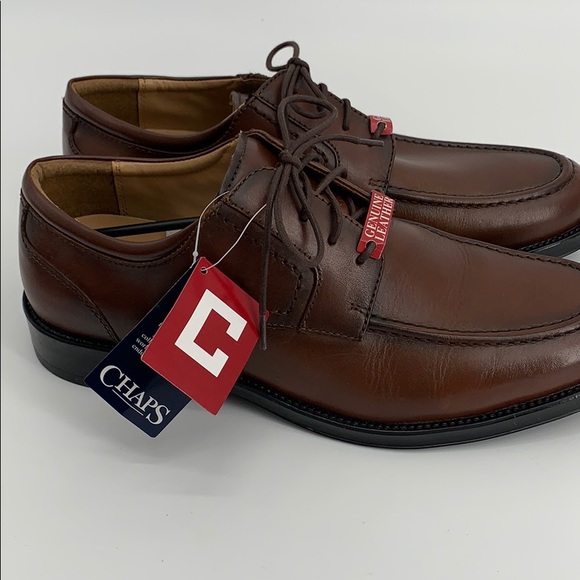 Chaps men’s 9.5 Lipscomb oxford loafers leather - Picture 3 of 7